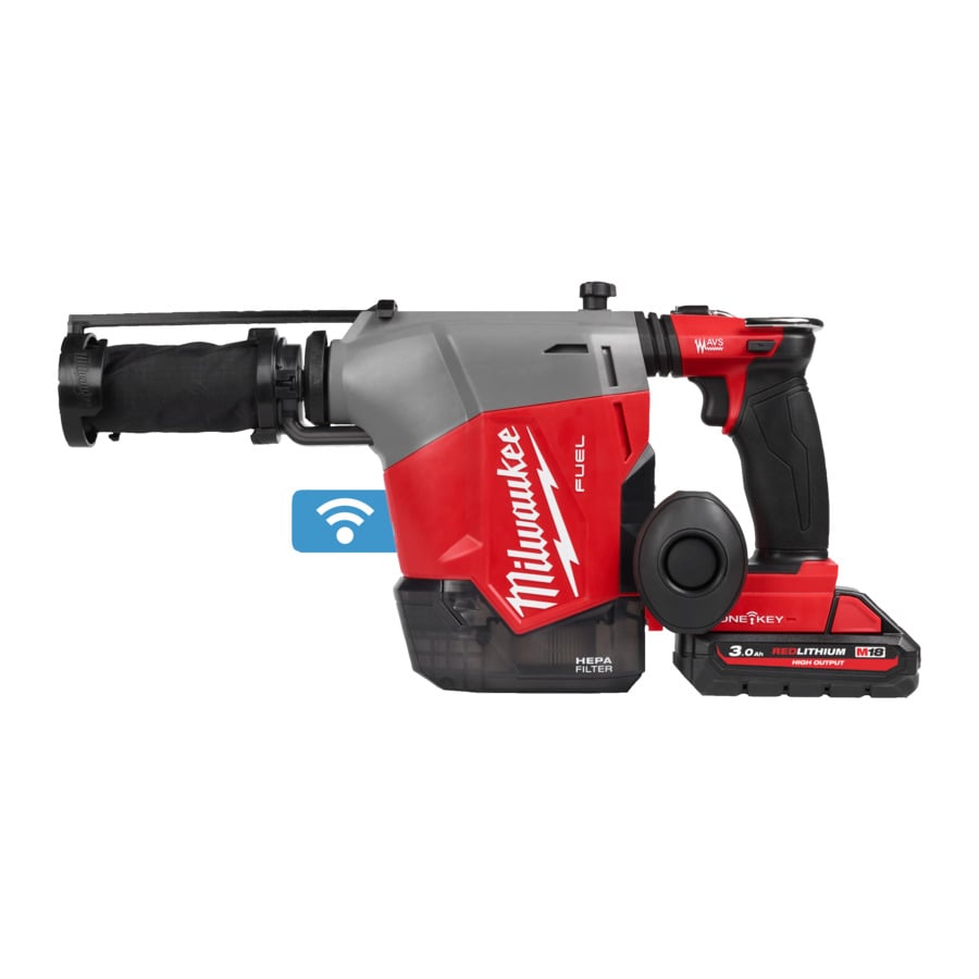 Milwaukee M18 FHAFOH16-302X | M18 FUEL OVERHEAD 16MM SDS-PLUS HAMMER AND IDE W. 2XM18HB3 KIT EU VERSION 4933493533