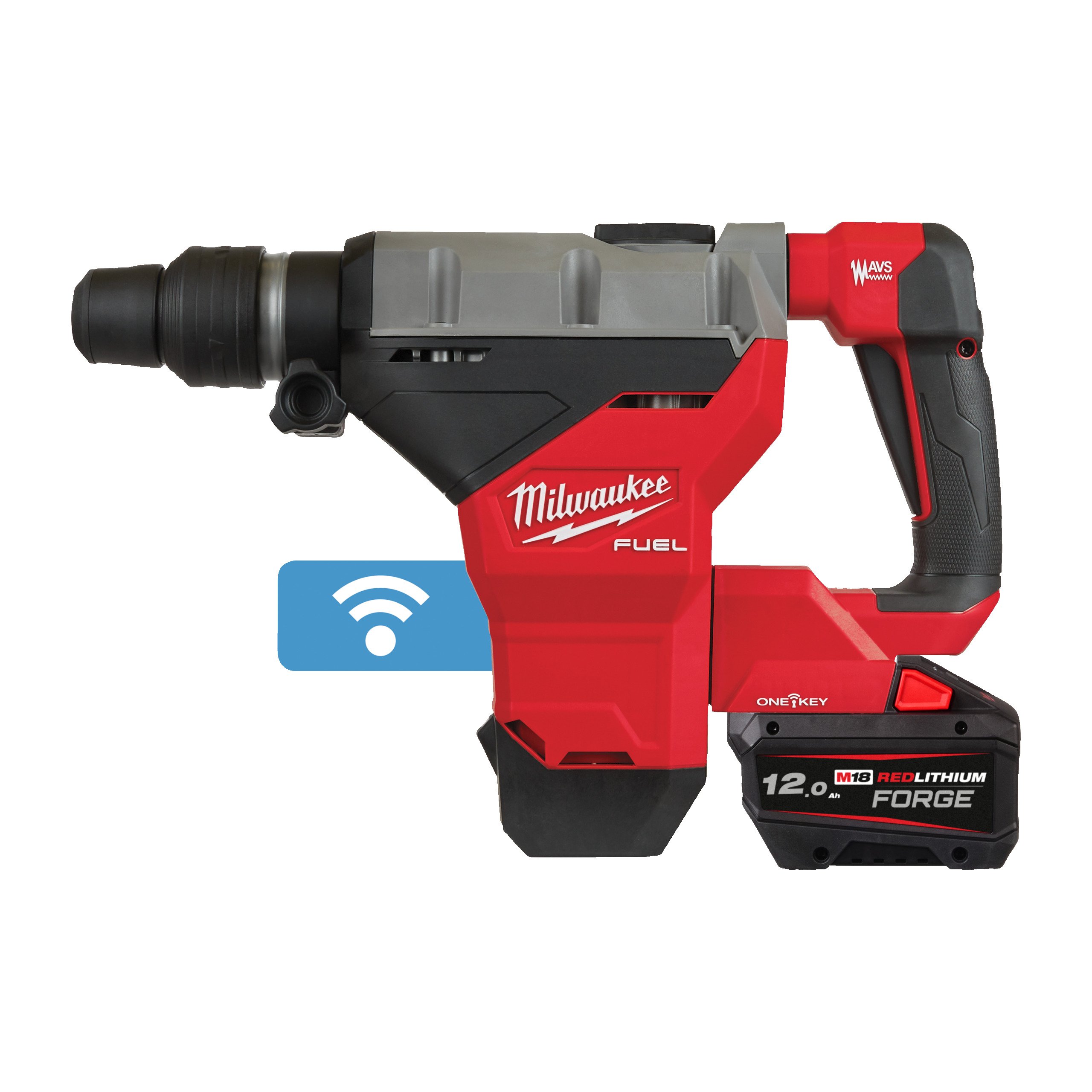 Milwaukee M18 FHM-121C M18 FUEL™ ONE-KEY™ Accu Boor- en Breekhamer | SDS-Max | 8 KG - 4933499269