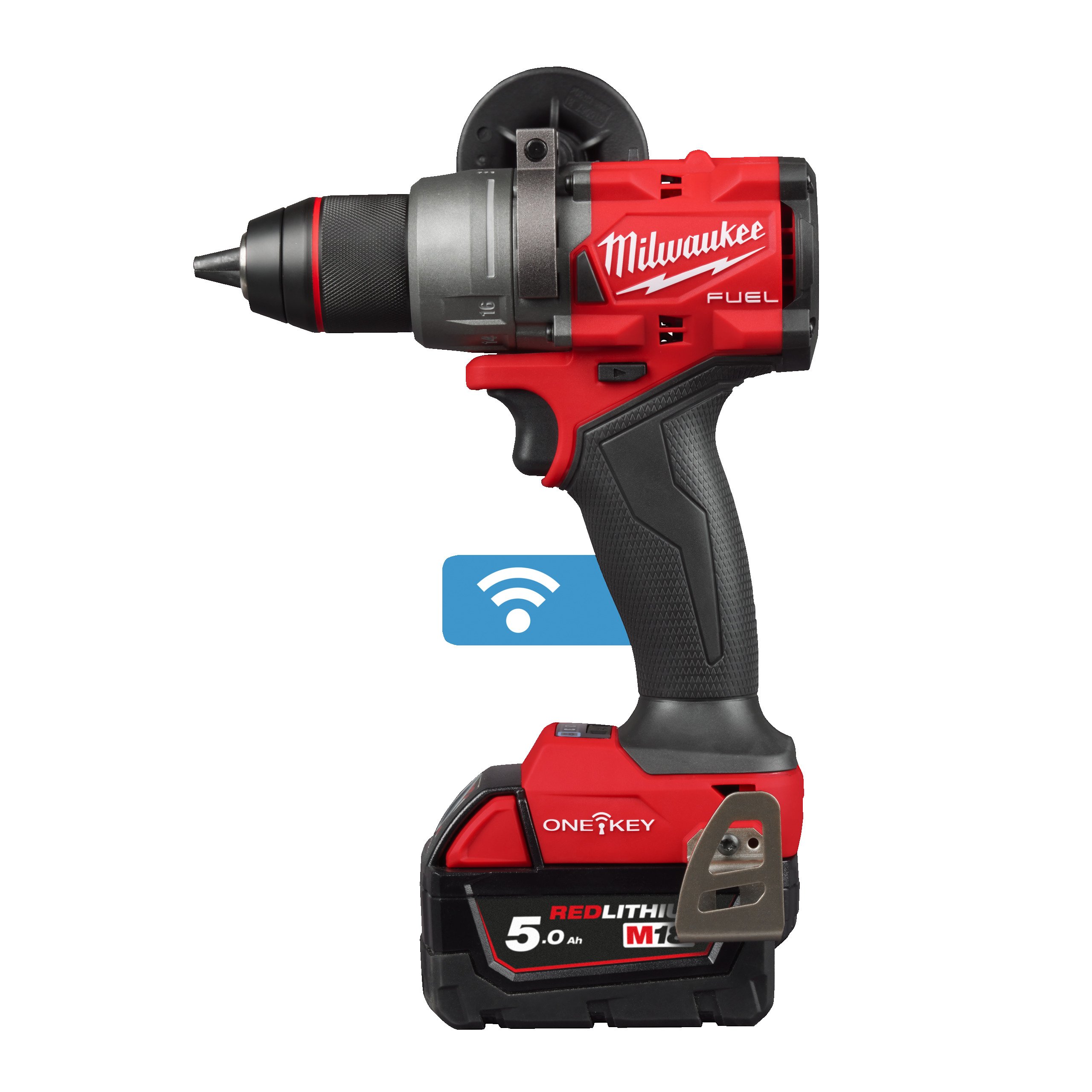 Milwaukee M18 ONEDD3-502X M18 FUEL™ boorschroefmachine 158Nm ONE-KEY™, 2 x 5,0 Ah - 4933492802