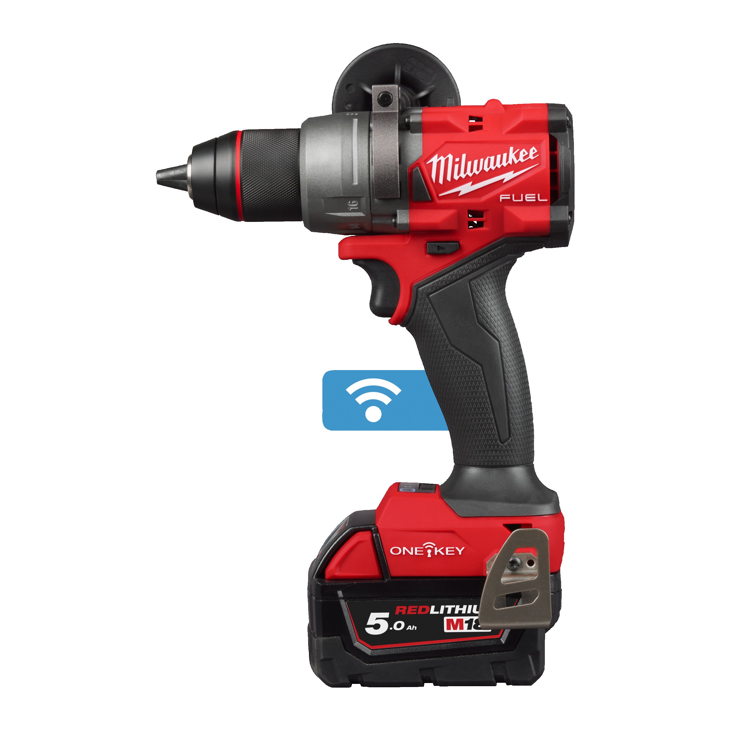 Milwaukee M18 ONEPD3-502X M18 FUEL™ klopboormachine 158Nm ONE-KEY™, 2 x 5,0 Ah - 4933492801