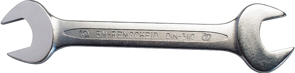 Brüder Mannesmann Steeksleutel chroom-vanadium 6140 6 x 7 mm DIN 3110 - 19501