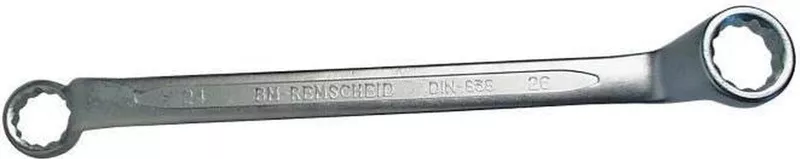 Brüder Mannesmann Ringmoersleutel chroom-vanadium 6140 24 x 26 mm DIN 838 flankbeschermingssysteem - 19711