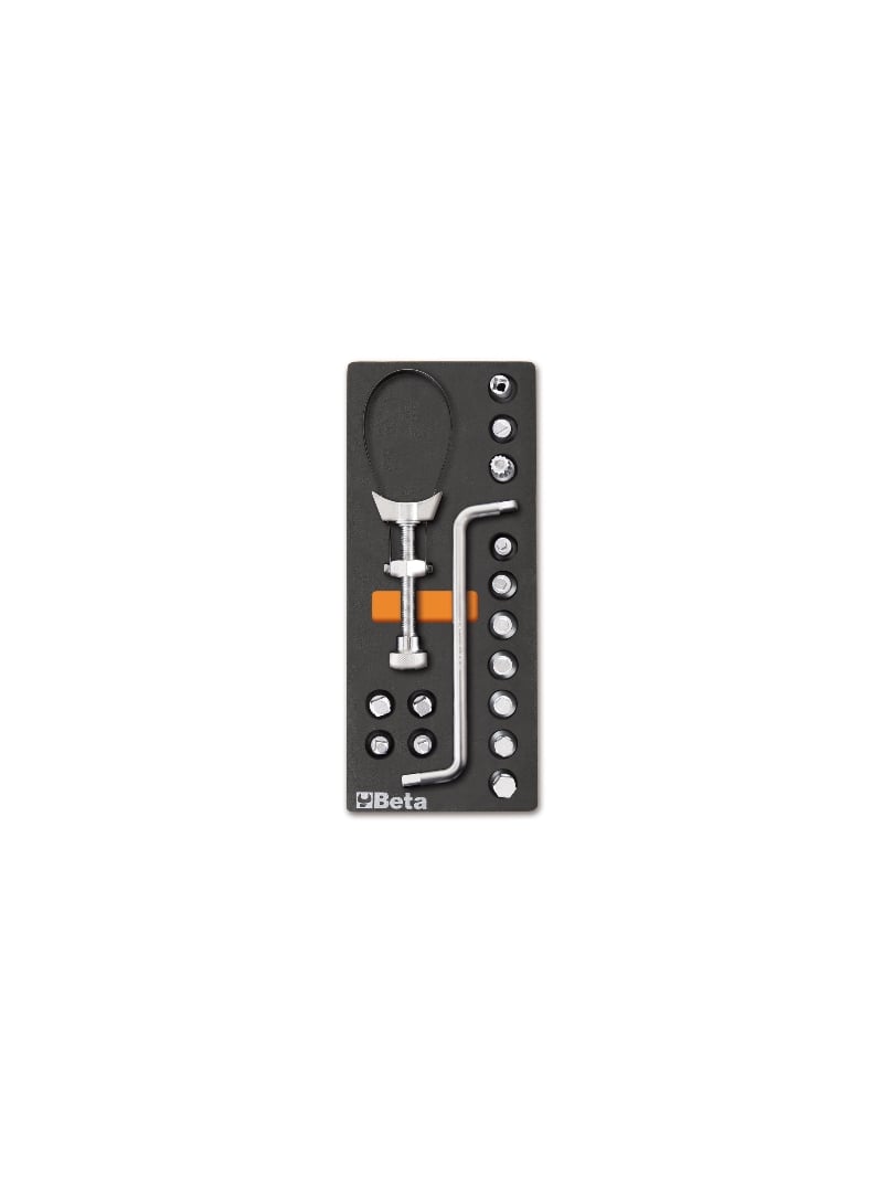 Beta Soepele voorgevormde inzetbakken met assortiment gereedschap M264 - 024500264