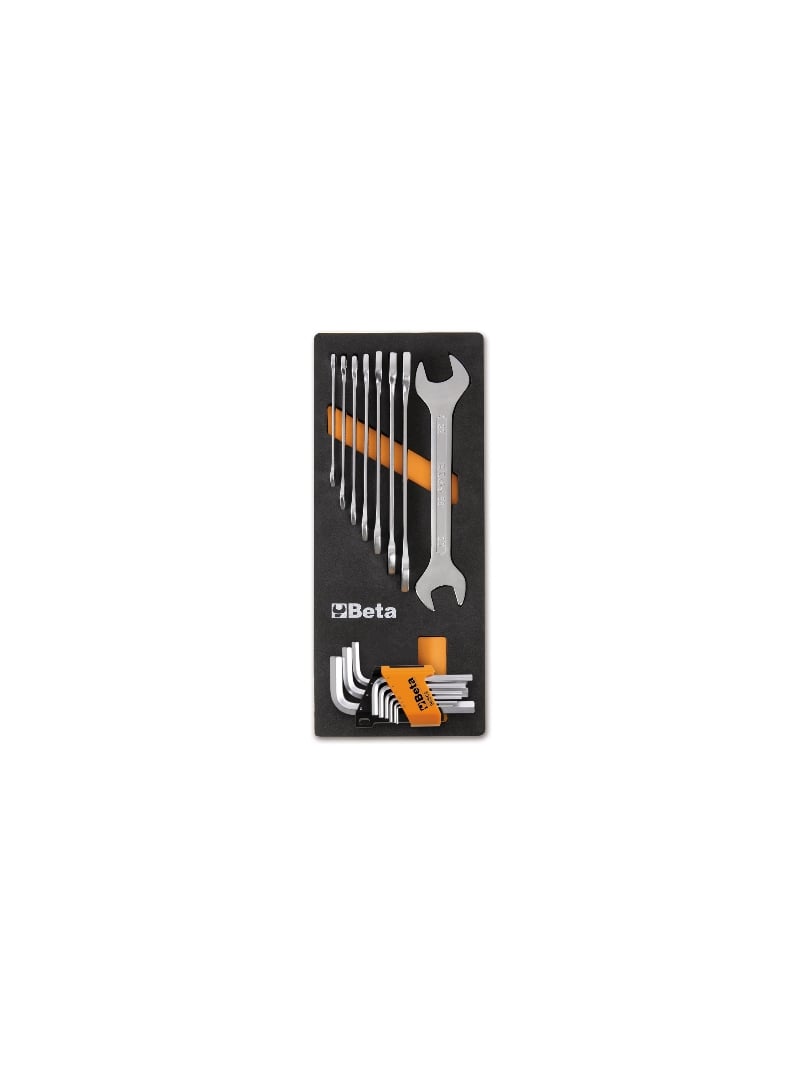 Beta Soepele voorgevormde inzetbakken met assortiment gereedschap M33 - 024500033