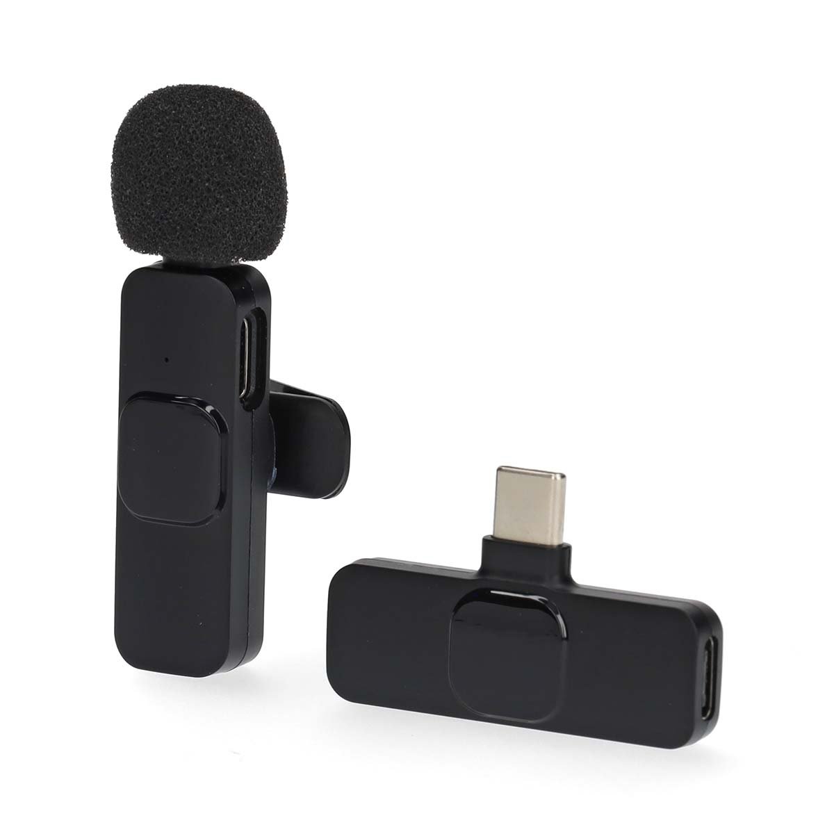 Nedis Microfoon | Gebruikt voor: Notebook / Smartphone / Tablet | Draadloos / USB Type-C™ | USB-C™ Female | Aan/uit knop - MICW110BK