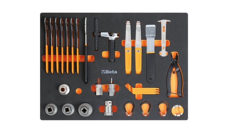 Beta Mm400-Zachte Inlegbak Met 29 Gereedschap - 024580400