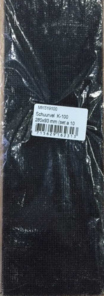 Melkmeisje Schuurvel K-100 280x93 mm (set a 10 st) - MM519100