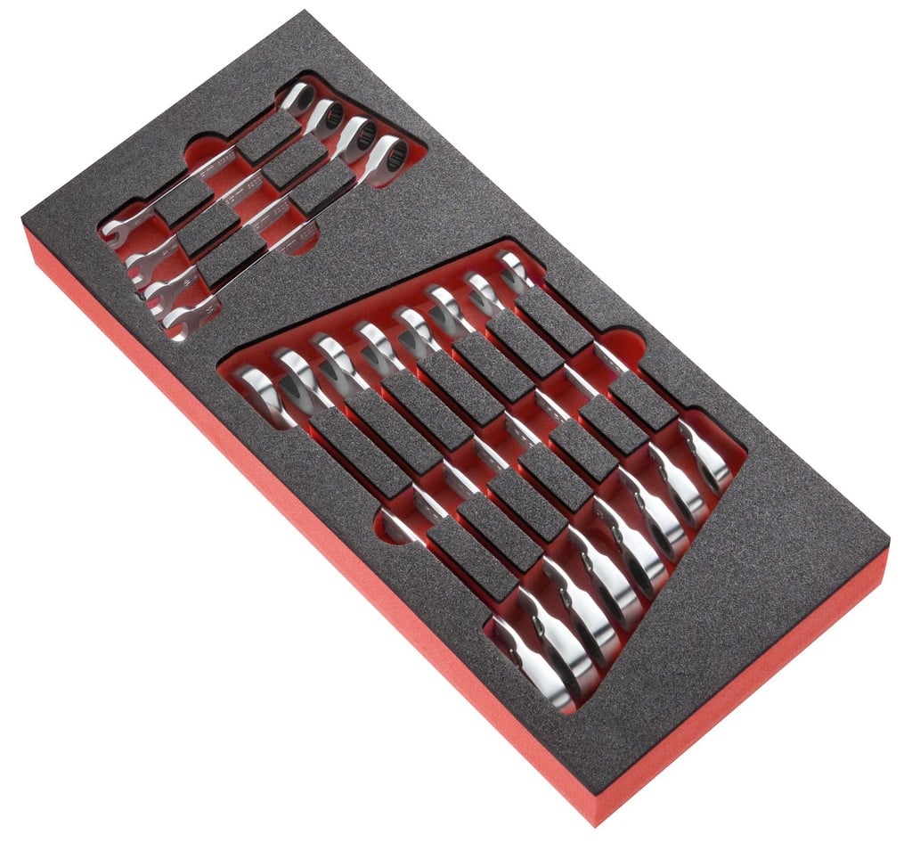 Facom module 12 ringsteekratelsleutels - inch - MODM.467JU12