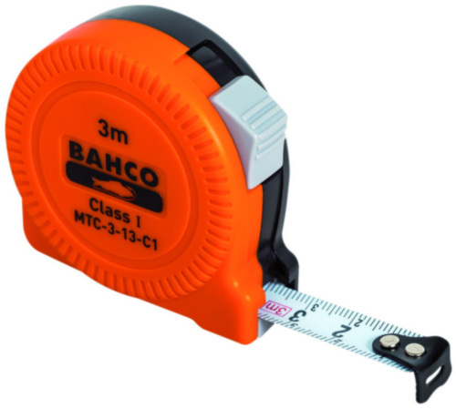 Bahco Rolbandmaat | kunststof casette | compact | klasse-I | metrisch | breedte 16 mm | 5 m MTC-5-16-C1
