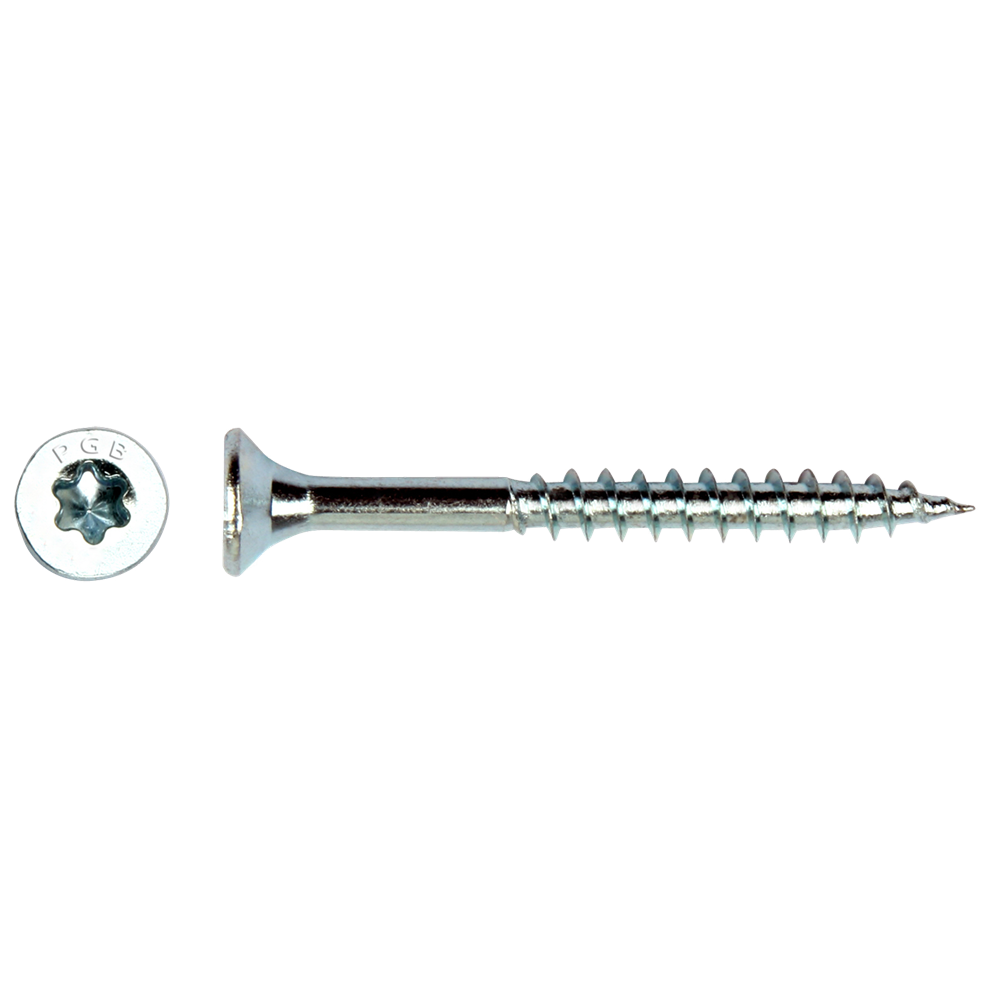 pgb-Europe PGB-FASTENERS | Spaanplaatschroef VZK-T Ø 4,00x60 Zn T20 | 200 st PGWVTG001004000603