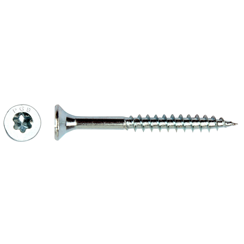 pgb-Europe PGB-FASTENERS | Spaanplaatschroef VZK-T Ø 3,50x30 Zn T15 | 200 st PGWVTG001003500303