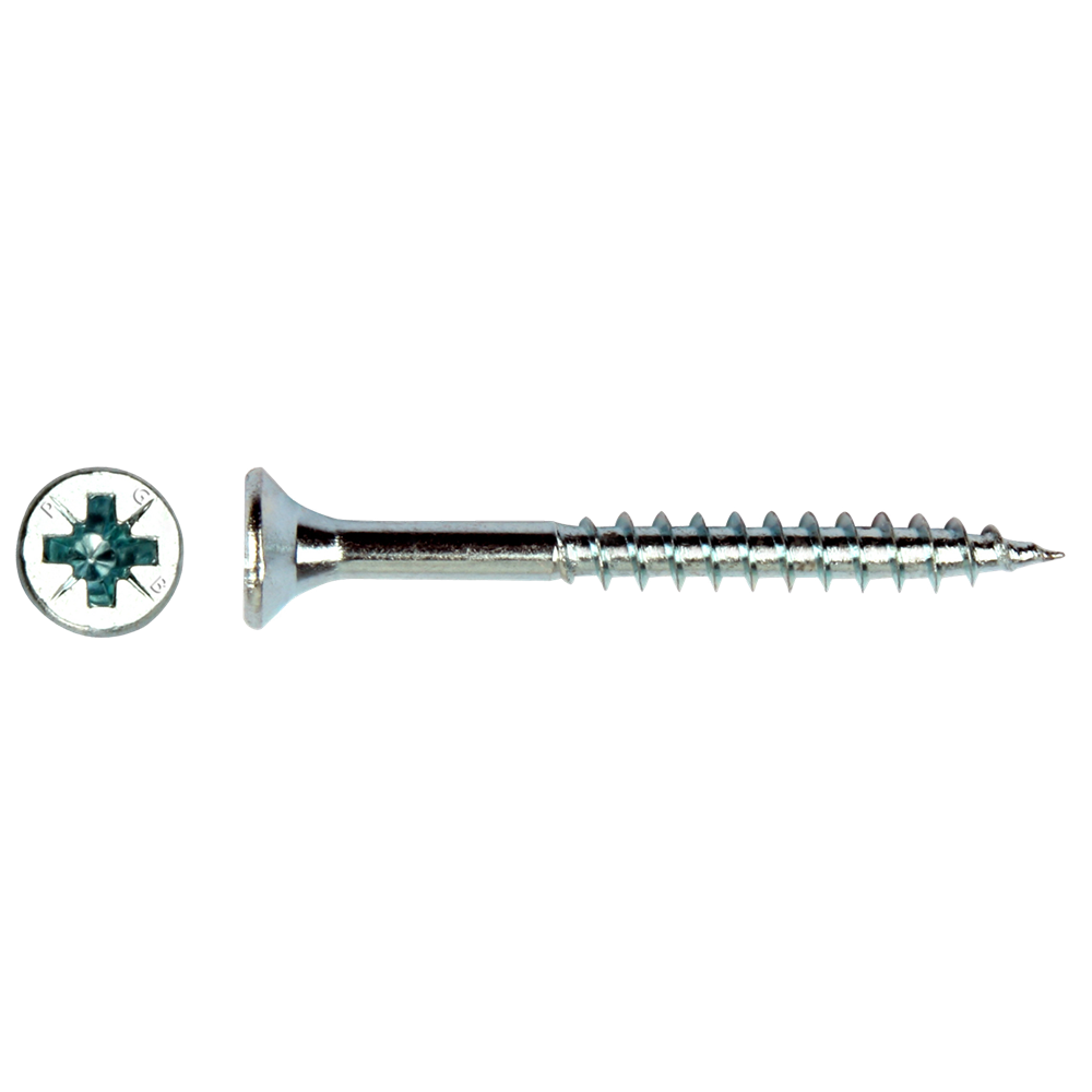 pgb-Europe PGB-FASTENERS | Spaanplaatschroef VZK-Z Ø 4,50x50 Zn | 500 st PGWVZG001004500502