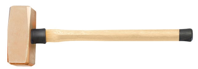 Bahco Moker | houten handgreep | vonkvrij | aluminium brons | 2.5 kg NSB500-2500