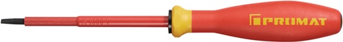 Promat/Tecwerk Schroevendraaier | snedebreedte 4 mm | klinglengte 100 mm VDE geïsoleerd | m. maatindicatiesysteem - 4000828027