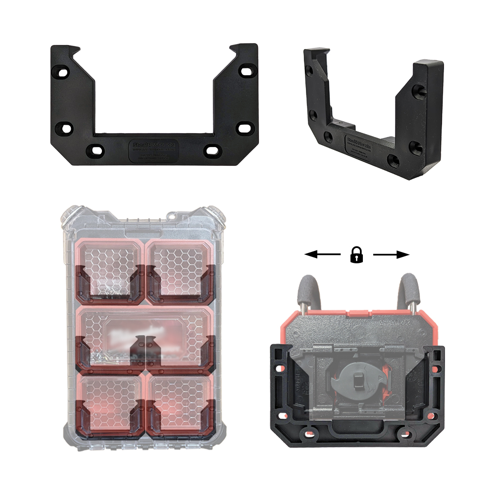 Stealthmounts Cleat 'n' Feet | Bevestigingsplaten V2 | Zwart | 6 stuks - OM-LOCL-BLK-6