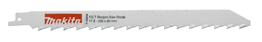 Makita Accessoires Reciprozaagblad HM "zilv"235mm - S1543HM - P-45244