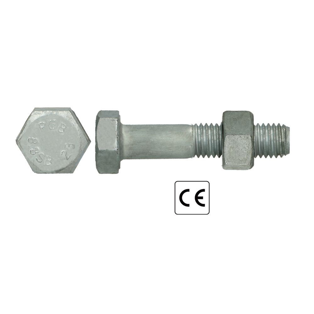pgb-Europe PGB-FASTENERS | SB-bout CE 8.8 EN15048-1 M36x200 Tvz | 10 st P15048810036002003