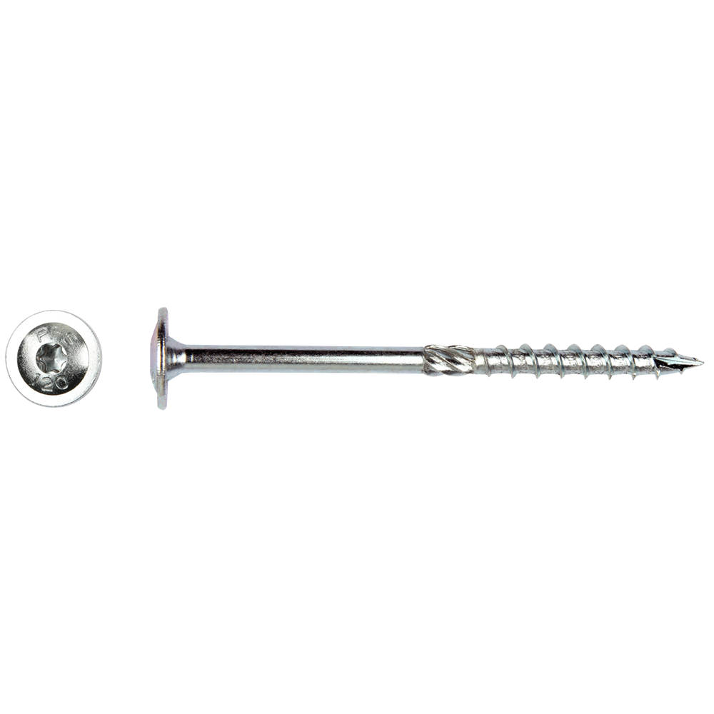 pgb-Europe PFS+ | PFS flenskophoutschroef T30 Ø 6x220 Zn | 100 st PFETTG001006002203