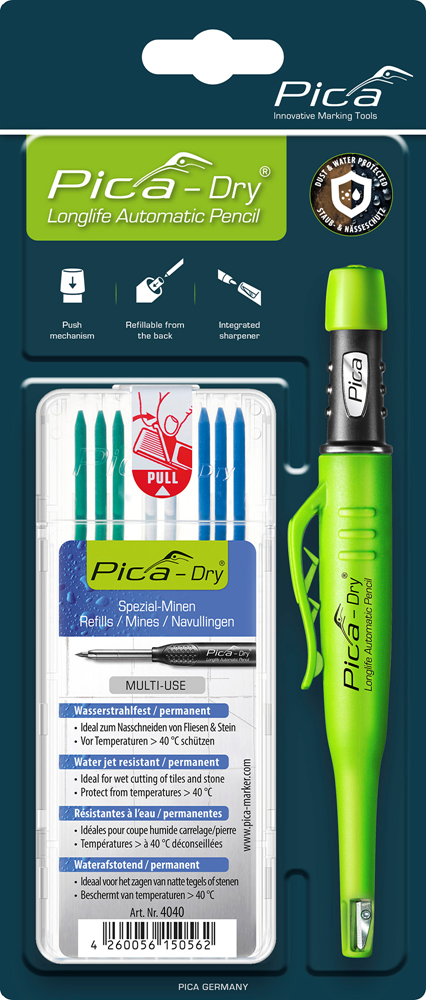 Pica Dry bundel | 1x3030 1x4040 | Blister-packed PI30404