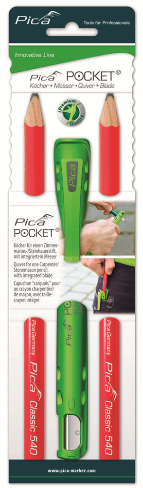 Pica 505/01 Pocket Timmermanspotlood | 24cm - PI50501