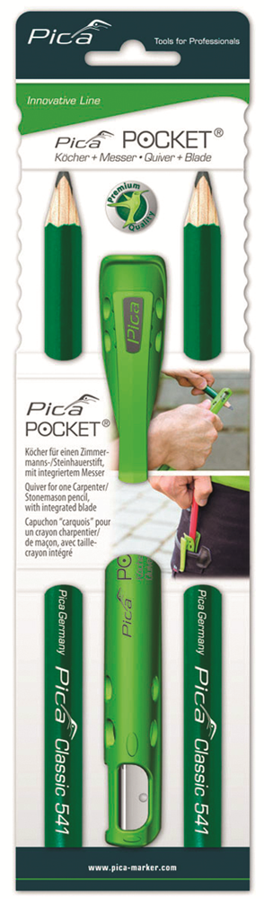 Pica 505/02 Pocket Steenpotlood | 24cm - PI50502