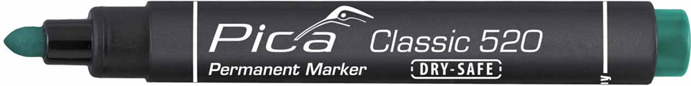 Pica 520 36 Permanent Marker | 1-4mm | Rond | Groen | 10 stuks PI52036