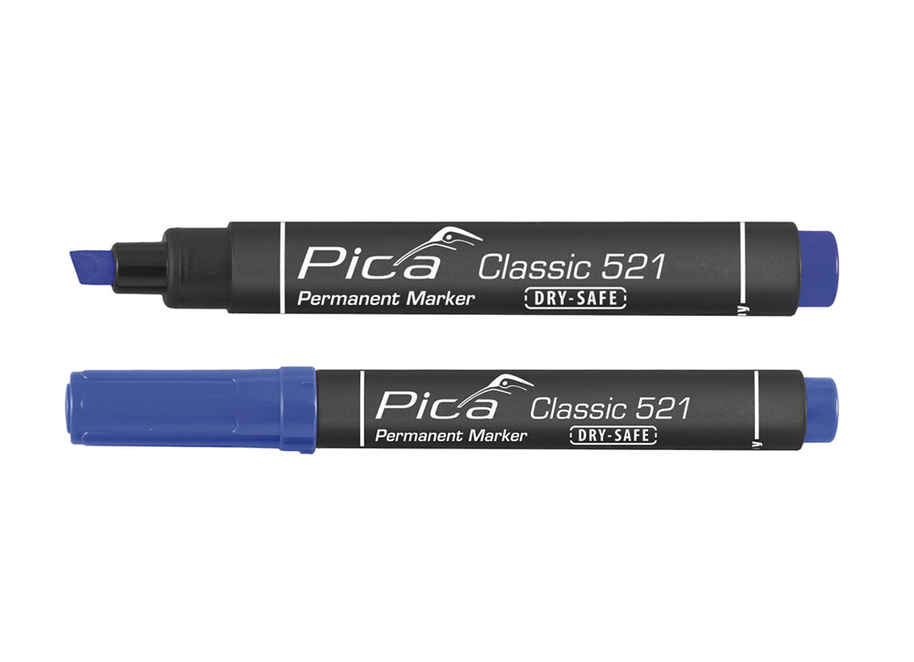 Pica 520/41 Permanent Marker | 1-4mm | Rond | Blauw | 10 stuks - PI52041