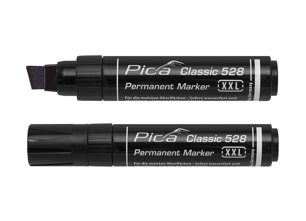 Pica 528/46 Permanent Marker XXL | 4-12mm | Zwart - PI52846