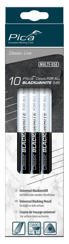 Pica 546 24 Potlood Black & White | 10 stuks PI54624-10