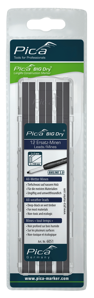 Pica 6051 BIG Dry Navulling ANILINE | 2.0 | Blister PI6051SB