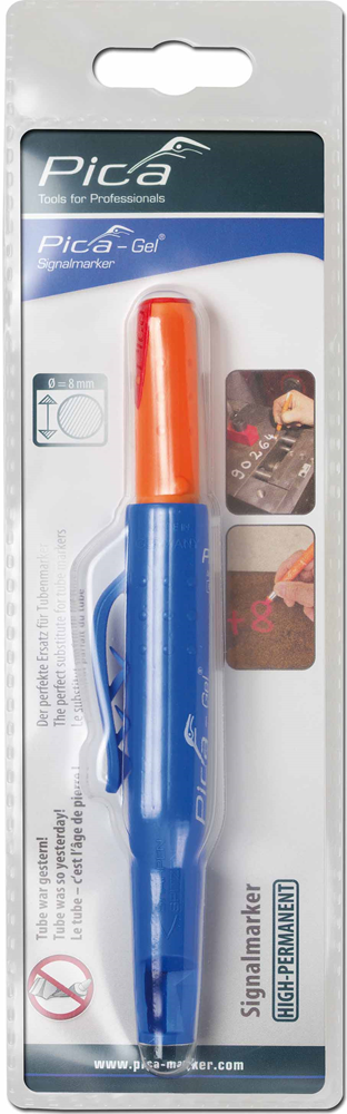 Pica 8082 GEL Signalmarker | Rood | Blister PI8082SB