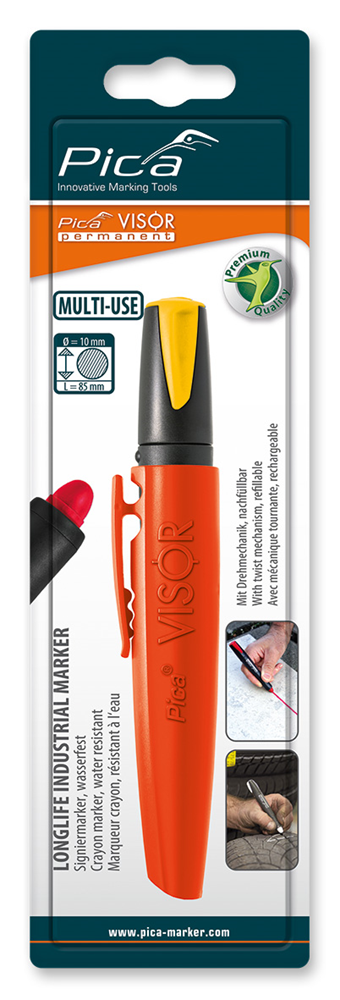 Pica 990 44 VISOR Permanent Marker | Geel | Blister PI99044SB