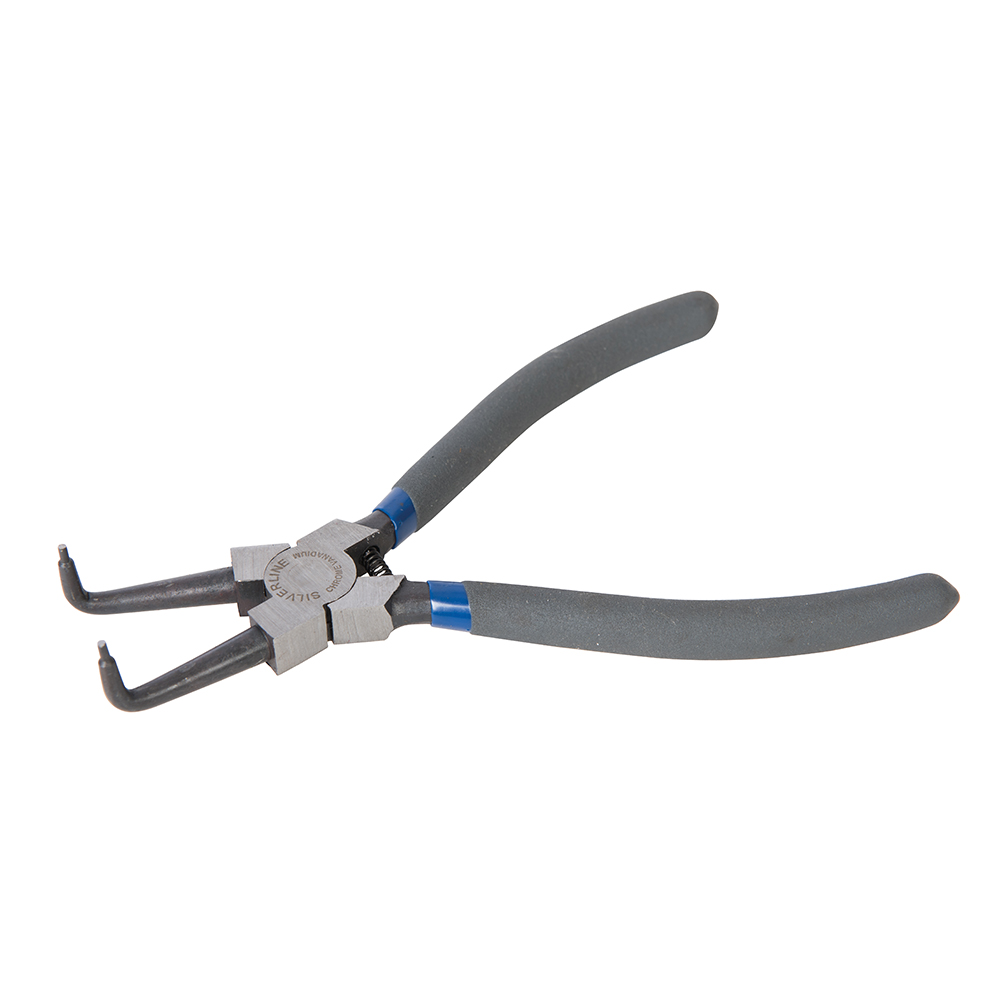 Silverline Gebogen Binnenborgveertang - 180 mm