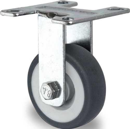 Promat Bokwiel | 50 mm 50 kg | massief rubber glijlager | 55 x 55 mm - 3000276044 3000276044