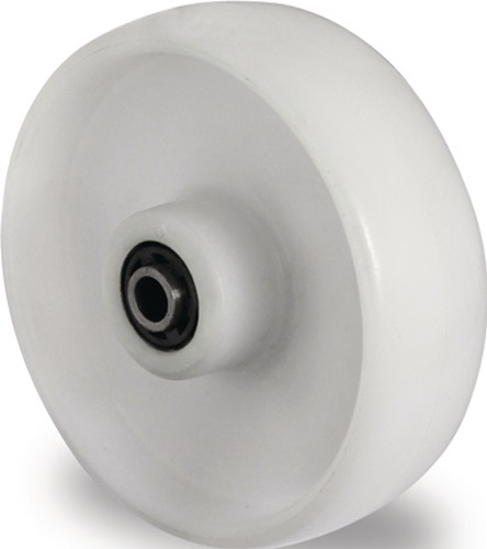 Promat Reservewiel | Wiel-Ø 100 mm | draagvermogen 150 kg | polyamide wit | As-Ø 12 mm naaf lengte 40 mm - 3000276073 3000276073