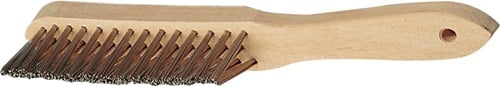 Promat Hoeklasborstel | lengte 295 mm | 0,35 mm RVS | 3-rijig - 4000841061 - 4000841061