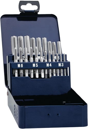 Promat Handdraadtapset | DIN 352 | M3-M12 | HSS | 21 delig - 4000867522 - 4000867522