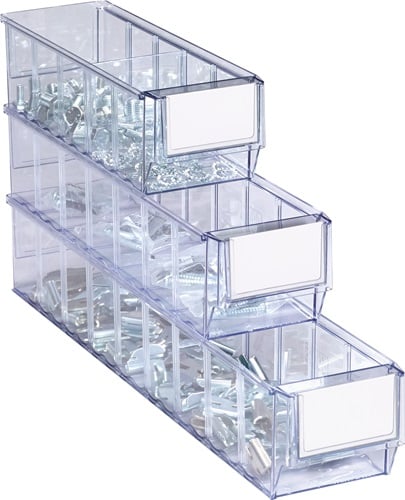 Promat Stellingbak | L300xB91xH81mm | transparant SAN | 1 stuks - 9000448980 9000448980
