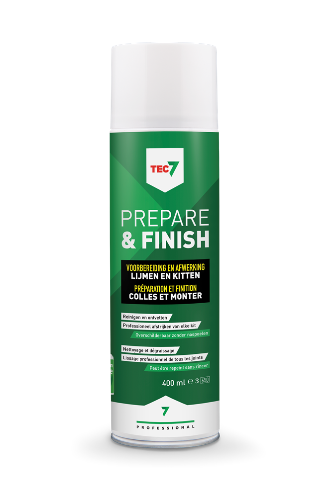 Tec7 Prepare & Finish 400ML | Voorbereiding en afwerking van lijmen en kitten - 120050000