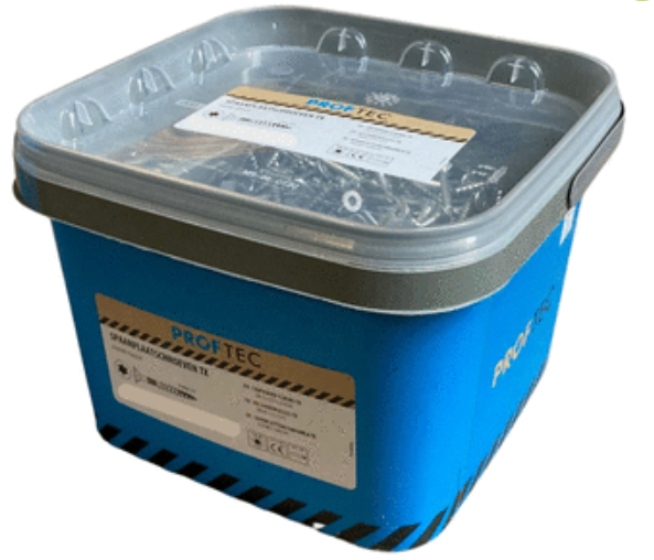 Proftec Spaanplaatschroef Vz Pk +Snijpunt Torx TX20 (+Bit) 4.0X35/24 | 200 stuks - 5206.01.25403