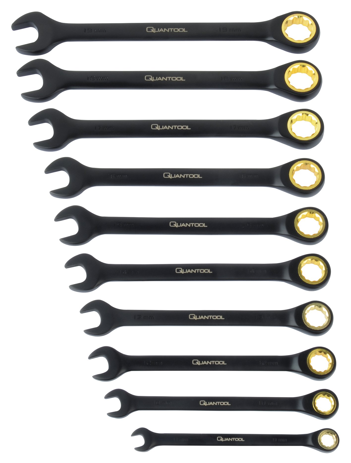 Quantool Steek-ringratelsleutelset 10 dlg - Q25210