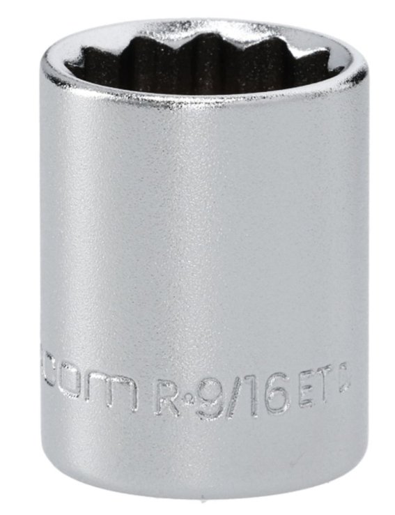 Facom start dop standaard 1/4" 12 kant 9/16" - R.9/16ET
