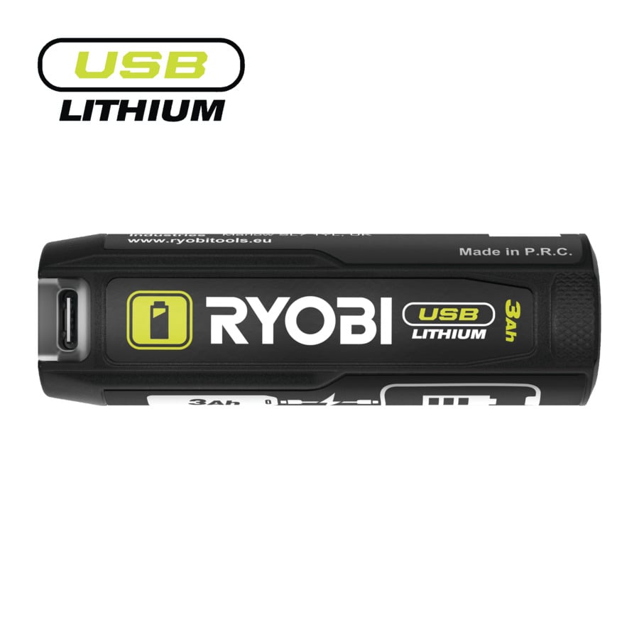 Ryobi RB4L30 | 4V USB-lithium accu 3.0Ah & Power Bank 5133006224
