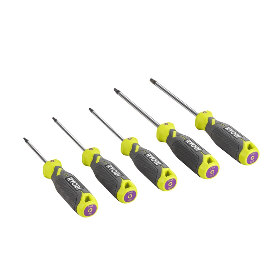 Ryobi RHSDST5 | Magnetische Torx Schroevendraaierset 5 stuks 5132006044