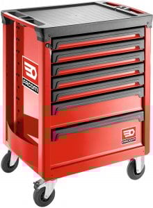 Facom Roll Gereedschapswagen 7 Laden M3 Rood - ROLL.7M3A - ROLL.7M3A