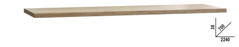 Beta Rsc50 Pw/3 Werkblad Multiplex | 2,2 mt | Hout - 050001136