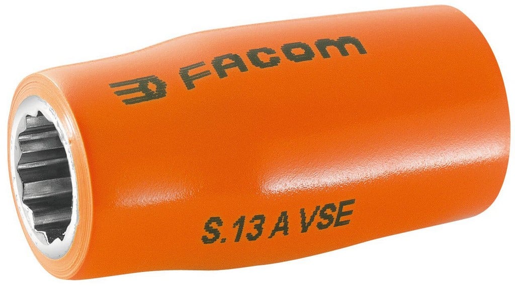 Facom doppen 1/2" 12 kant geïsoleerd 19 mm - S.19AVSE