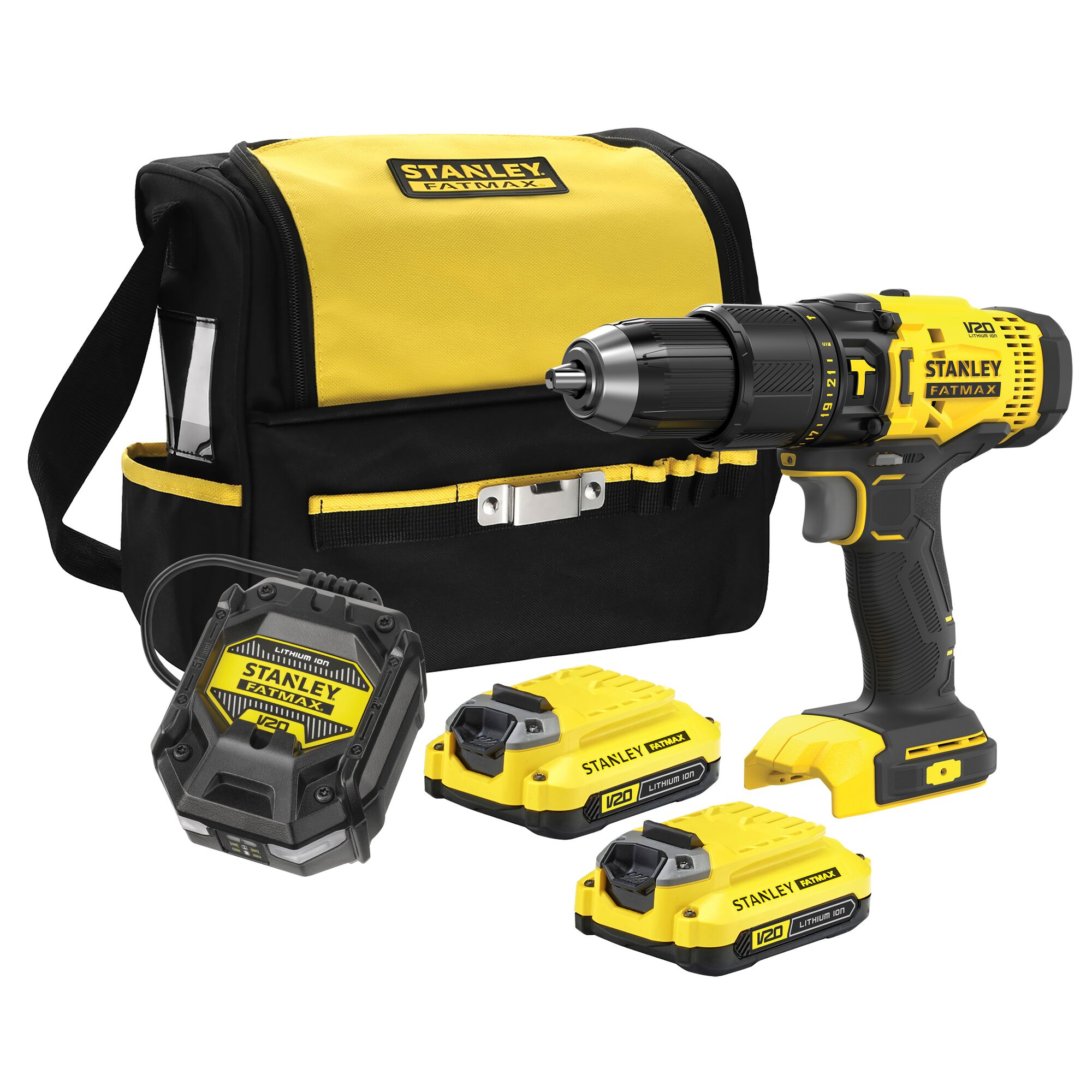 Stanley Powertools Stanley FATMAX SFMCD711C2S 20V MAX* 13mm HDD | 2 x 1.5Ah SB SFMCD711C2S-QW