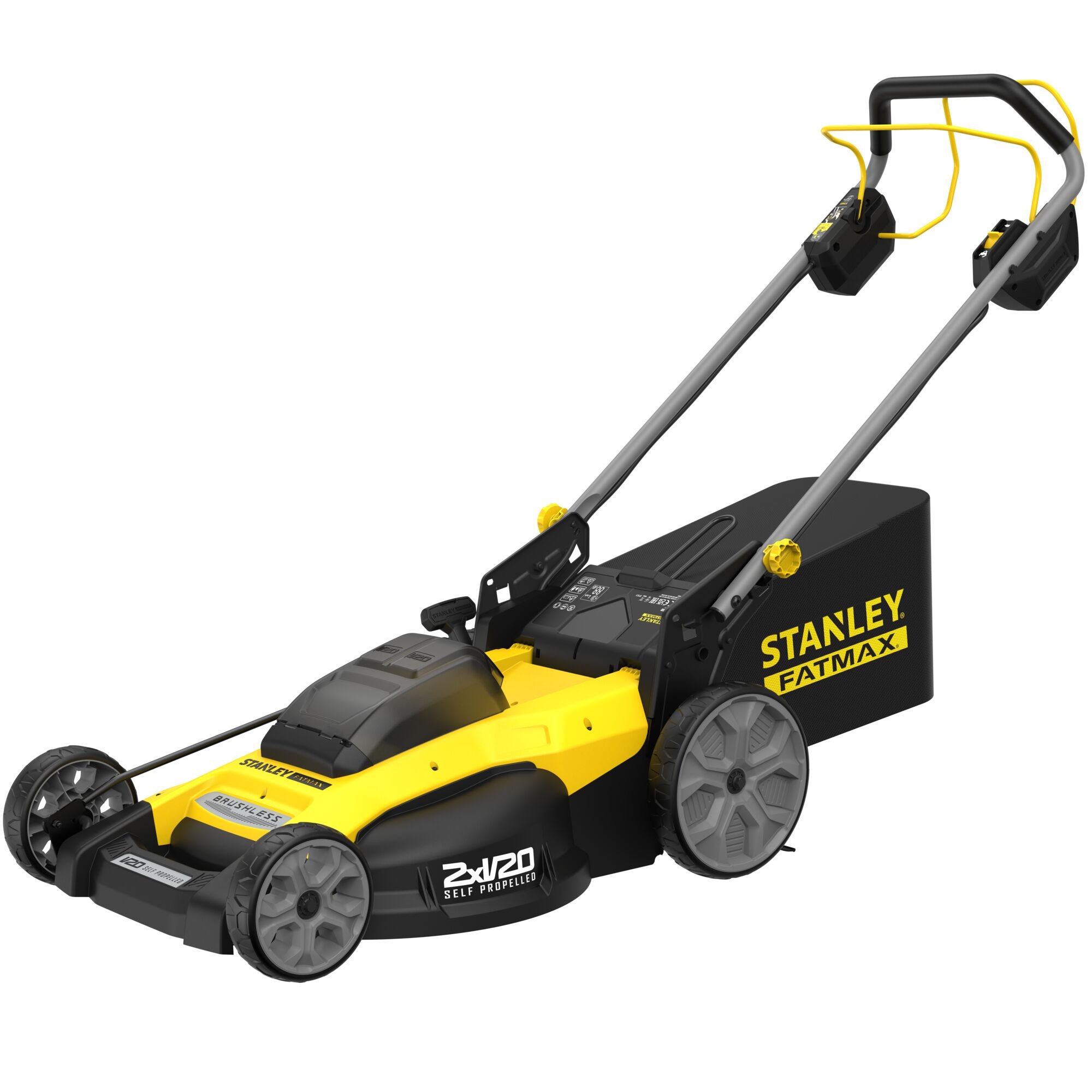 Stanley Powertools Stanley FATMAX SFMCMWS251M 2x18V Zelftrekkende Accu Grasmaaier | 2x 4 0Ah Accu&apos;s + Lader SFMCMWS251M-QW