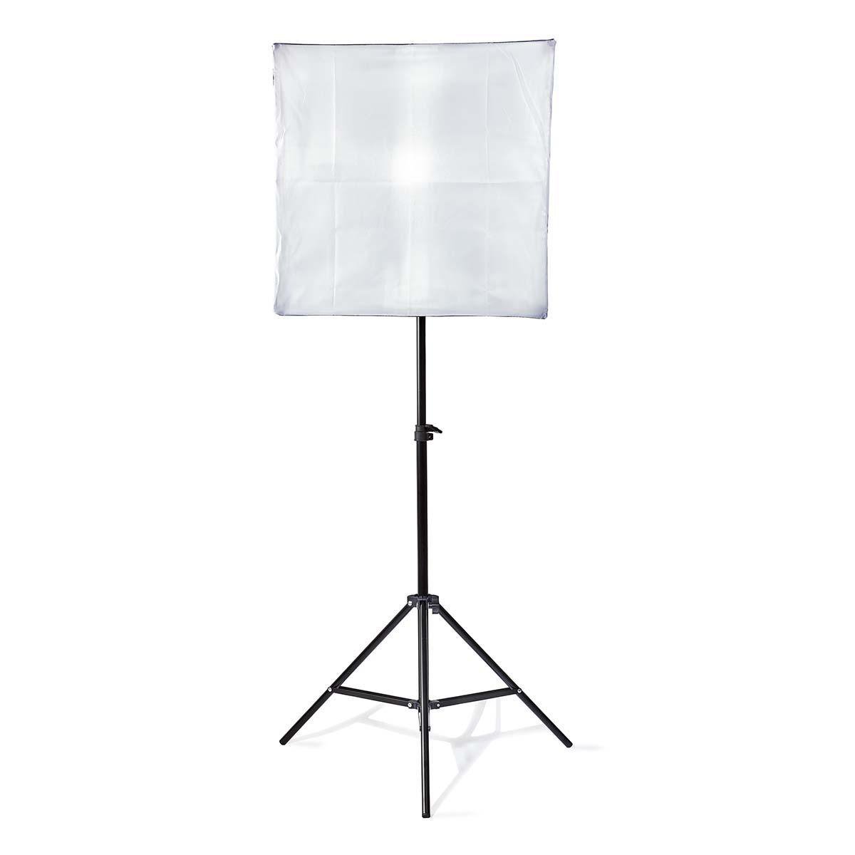 Nedis Lampenset voor Fotostudio | 70 W | 5500 K | 4000 lm | Werk hoogte: 60-180 cm | Inclusief lampen: 2 | Inclusief reistas | Zwart SLKT10BK